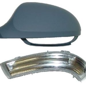 Coque de rétroviseur gauche avec feu indicateur direction à peindre pour VOLKSWAGEN PASSAT de 2005 à 2010,