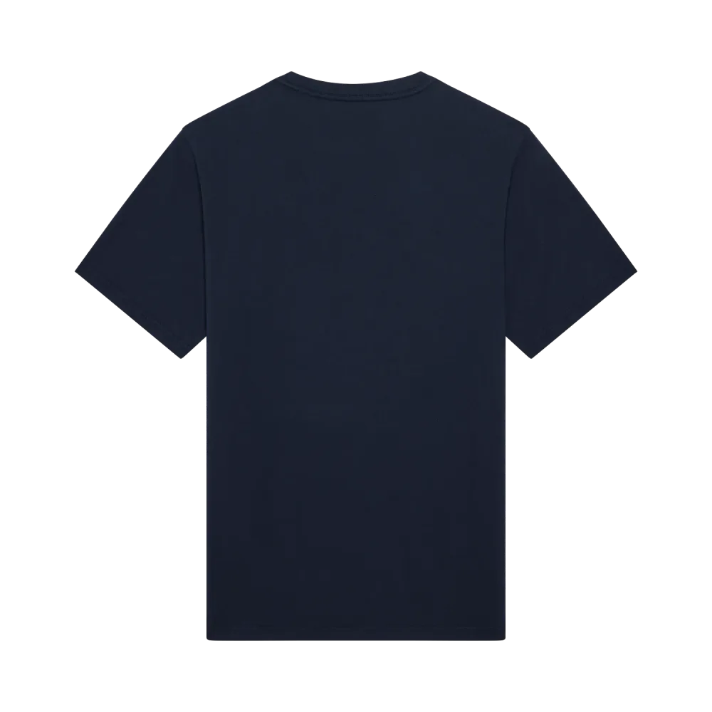 T-Shirt FOX HEAD 195 ORIGINAL Manches Courtes Bleu Midnight – Image 2