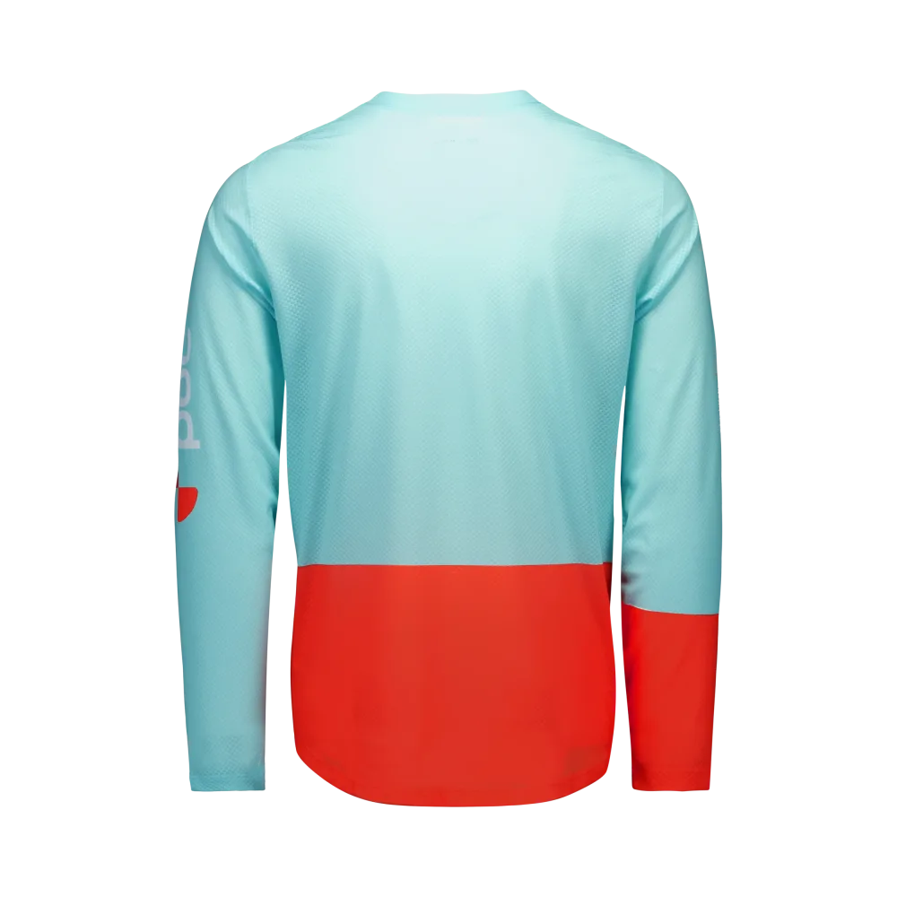 Maillot POC MOTION AIR Manches Longues Bleu/Orange – Image 2