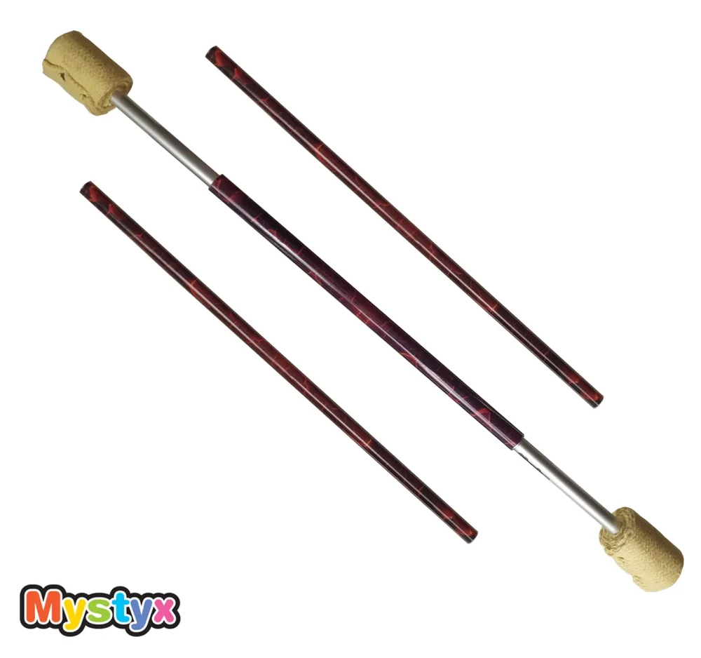 MyStyx bâton de feu avec extrémités en mèche Kevlar - Motif Lave en fusion - Achetez-en un et obtenez-en un gratuitement – Image 3