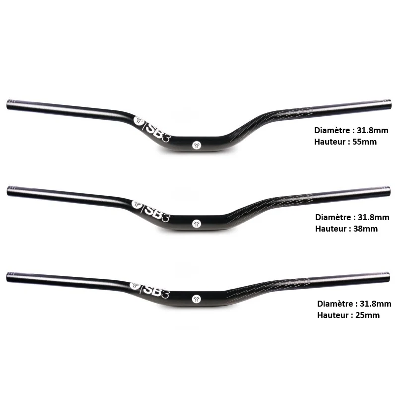 Cintre SB3 KROMA Rise 38mm 780mm Noir/Vert – Image 2