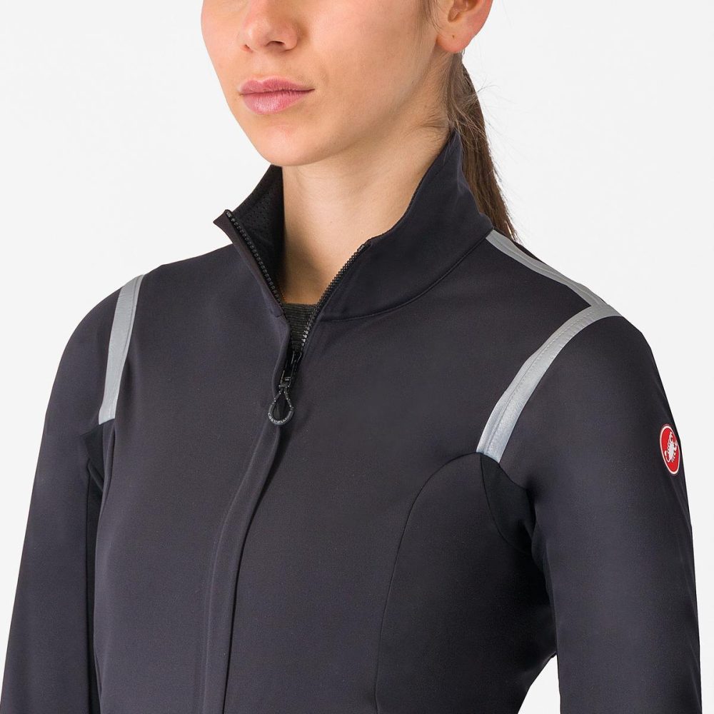 Veste CASTELLI PERFETTO RoS 3 Femme Noir/Noir Reflex – Image 3