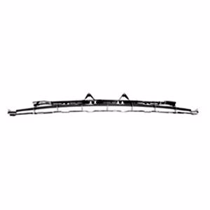 Grille central supérieur avec profil chromée pare-chocs avant modèle sport pour PEUGEOT 207 de 2006 à 2009, Neuve Grille central supérieur avec profil chromée pare-chocs avant modèle sport pour PEUGEOT 207 de 2006 à 2009, Neuve