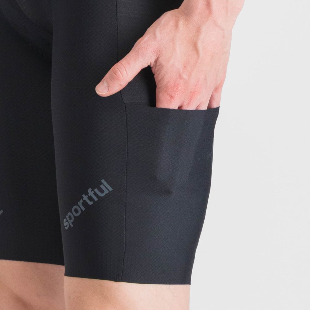 Cuissard Court à Bretelles SPORTFUL HYPEREPIC Noir – Image 3