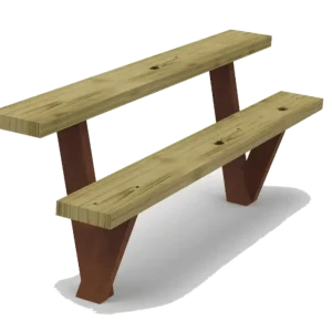 Assis-debout en bois naturel Olea Assis-debout en bois naturel Olea