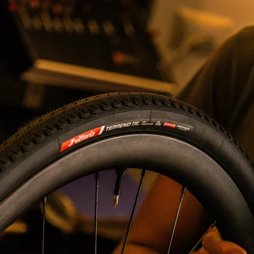 Pneu VITTORIA TERRENO T30 FINE LOOSE 700x33c CX Endurance Tubeless Ready Noir – Image 3