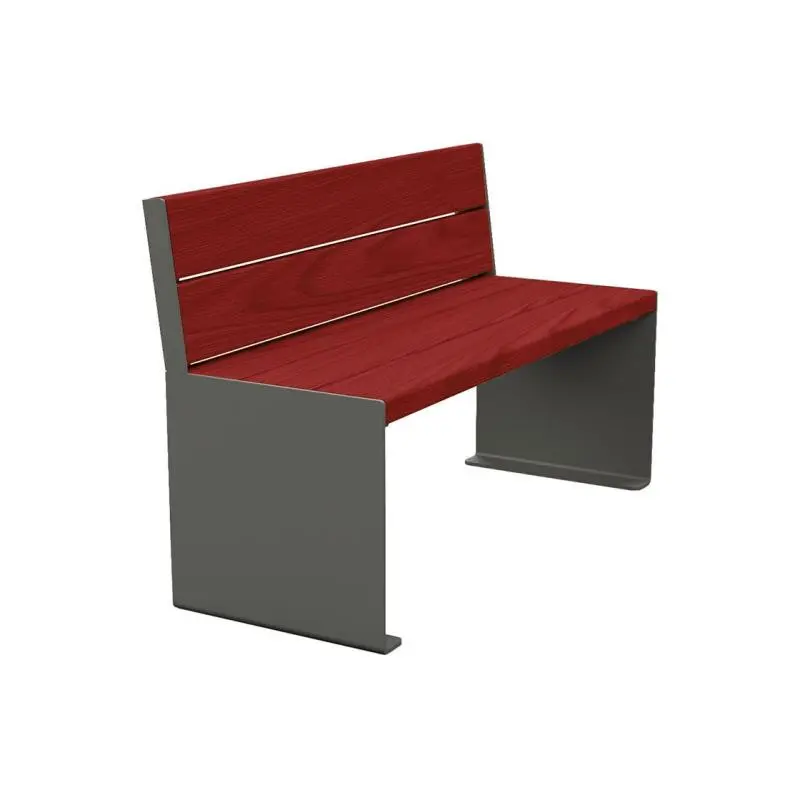 Banc bois et acier KUB – Image 2