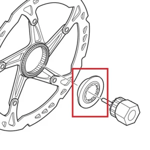 Ecrou de serrage Center Lock SHIMANO Interne SM-RT81 Ecrou de serrage Center Lock SHIMANO Interne SM-RT81