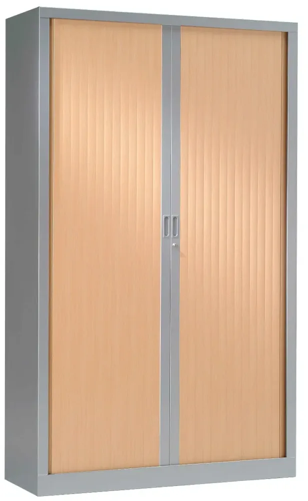 Armoire Haute 1.98 X 1.00 M Rideaux Bois – Image 2