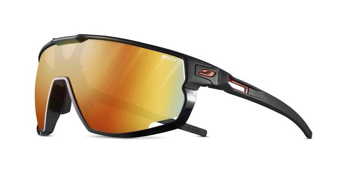 Lunettes vélo photochromiques Julbo Rush Noir Rouge REACTIV 1-3 Light Amplifier