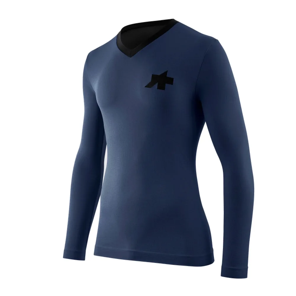 Maillot ASSOS TACTICA TECH T5 Manches Longues Bleu – Image 3