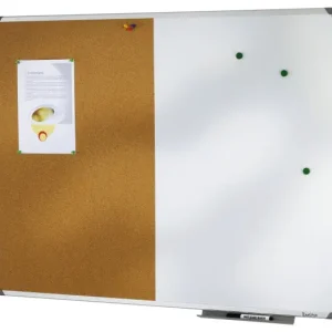 Tableau bivalent laqué blanc et liège