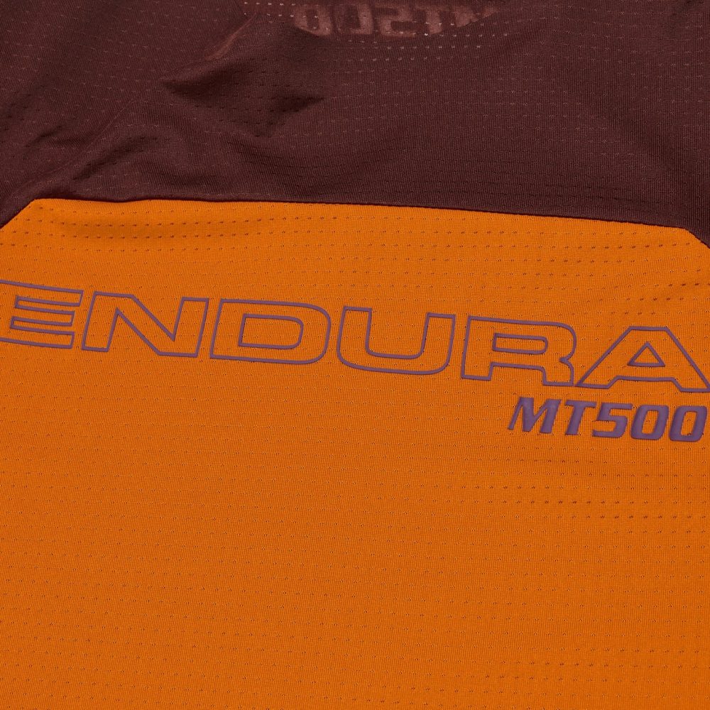 Maillot ENDURA MT500 BURNER Junior Manches Longues Orange – Image 3
