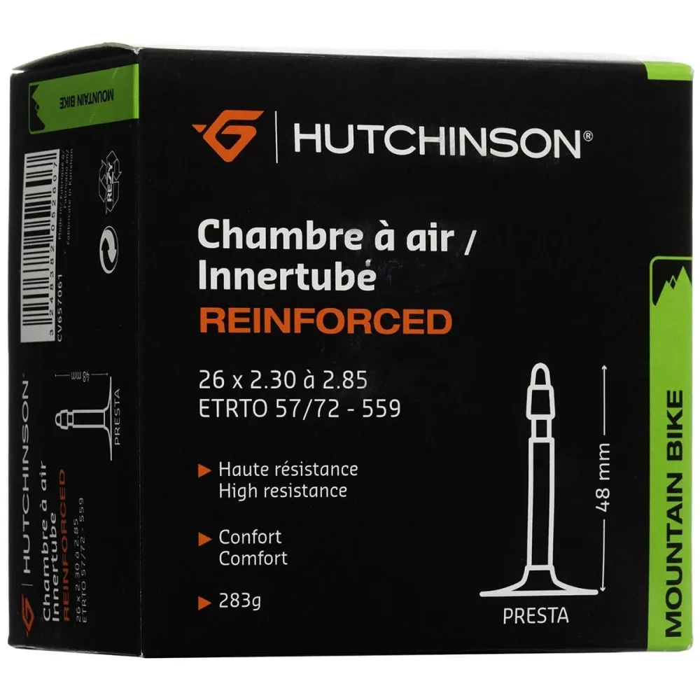 Chambre à Air HUTCHINSON REINFORCED 26x 2.30 - 2.85 Presta 48mm