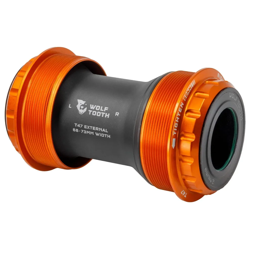 Boitier de Pédalier WOLFTOOTH T47 Externe 24mm Orange