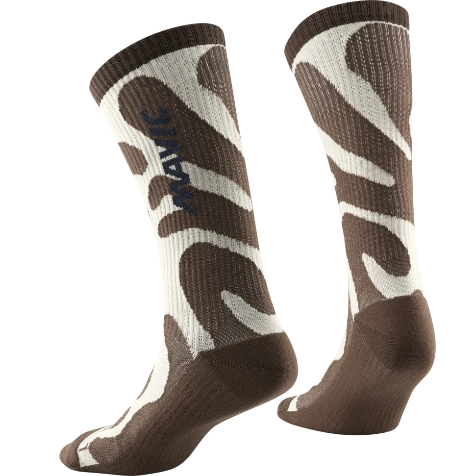 Chaussettes MAVIC DEEMAX Marron/Beige – Image 2
