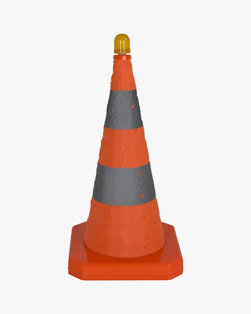 Cône De Signalisation Pliant avec lumière
