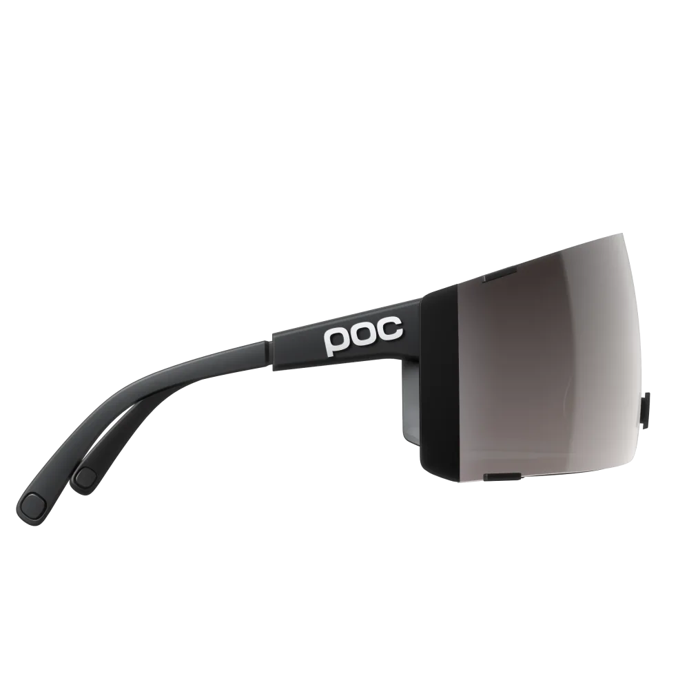 Lunettes POC PROPEL + Noir Verre Clarity Road Sunny Silver – Image 3