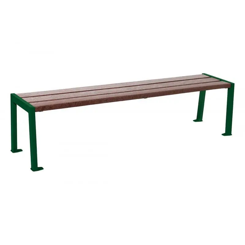 Banquette Silaos acier et plastique recyclé – Image 2