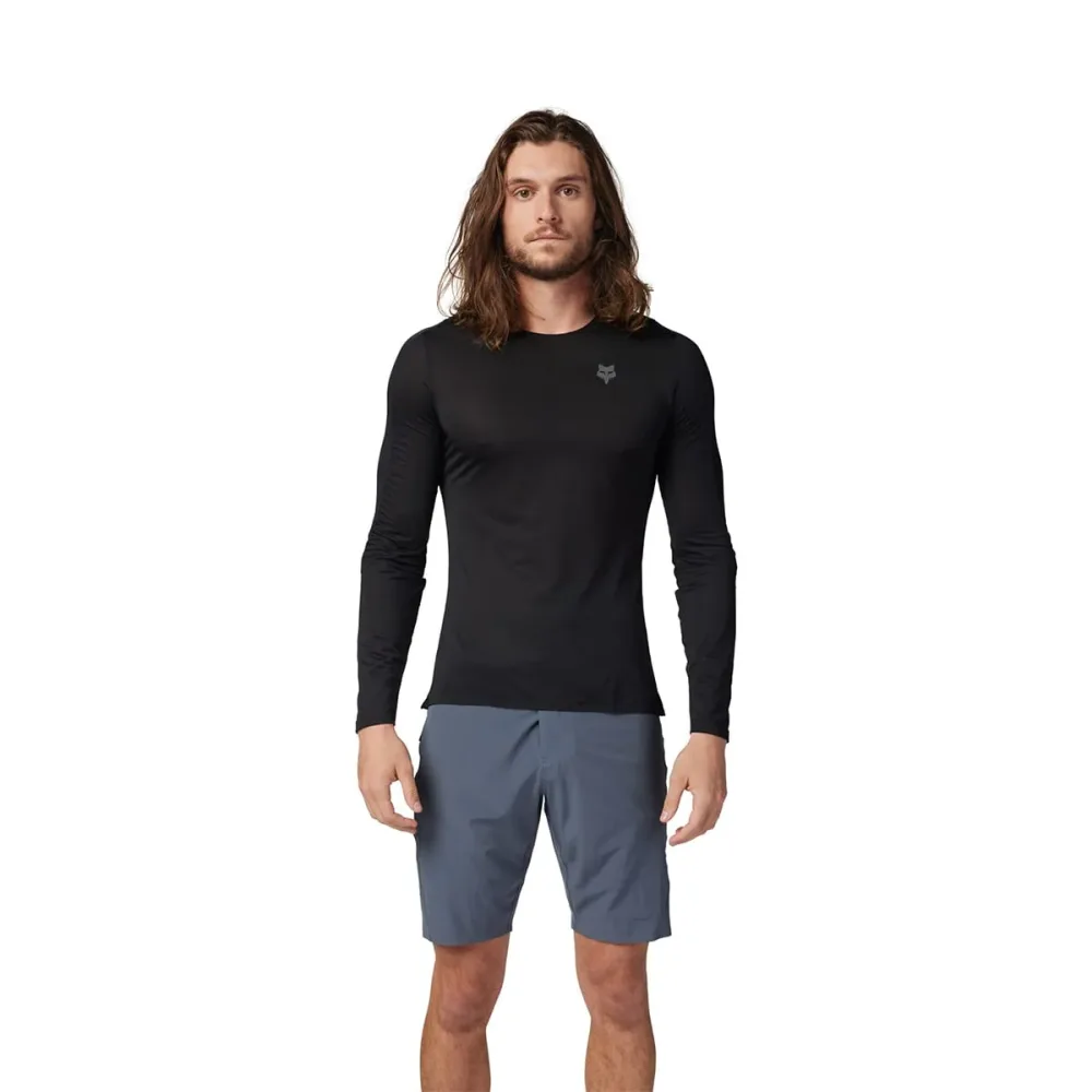 Maillot FOX FLEXAIR ASCENT Manches Longues Noir – Image 3