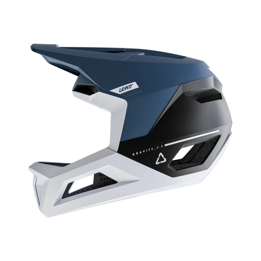 Casque VTT LEATT MTB GRAVITY 5.0 Bleu/Blanc