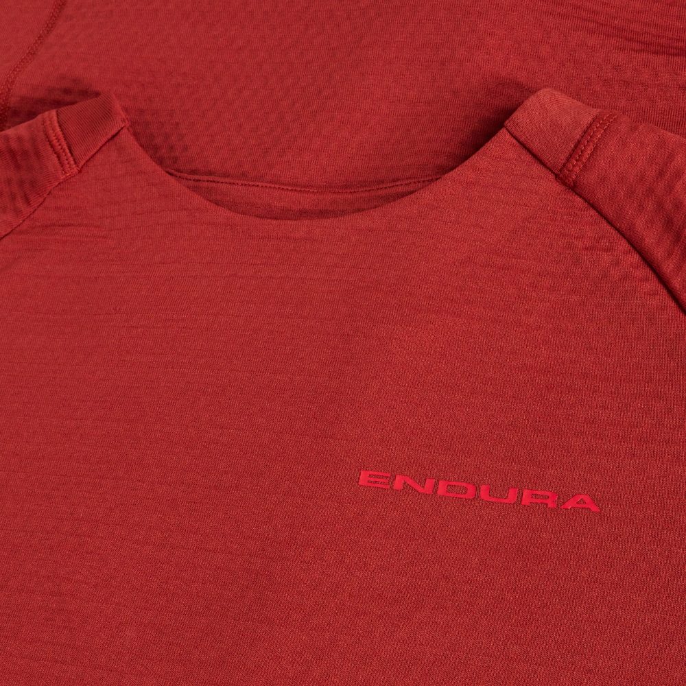 Maillot ENDURA SINGLETRACK FLEECE Manches Longues Brique – Image 3