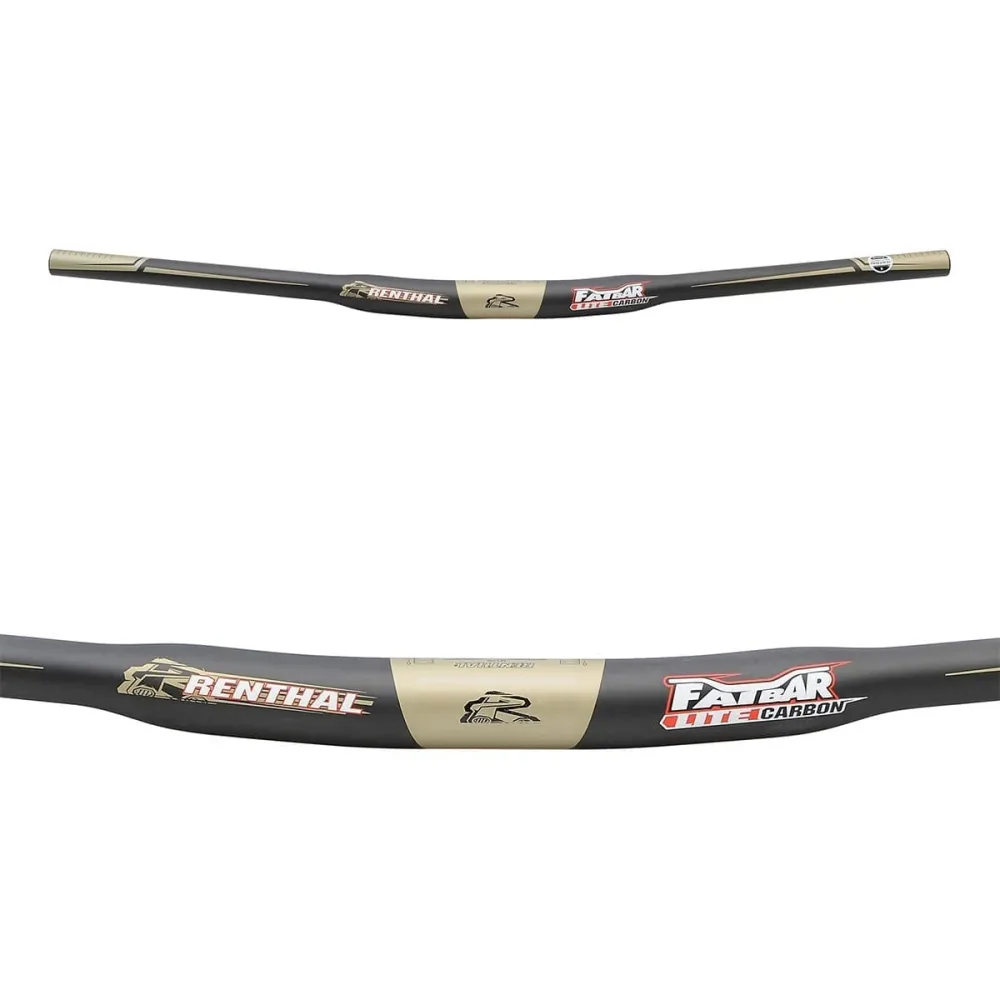 Cintre RENTHAL FATBAR LITE Carbone Rise 10mm 760mm Noir – Image 2