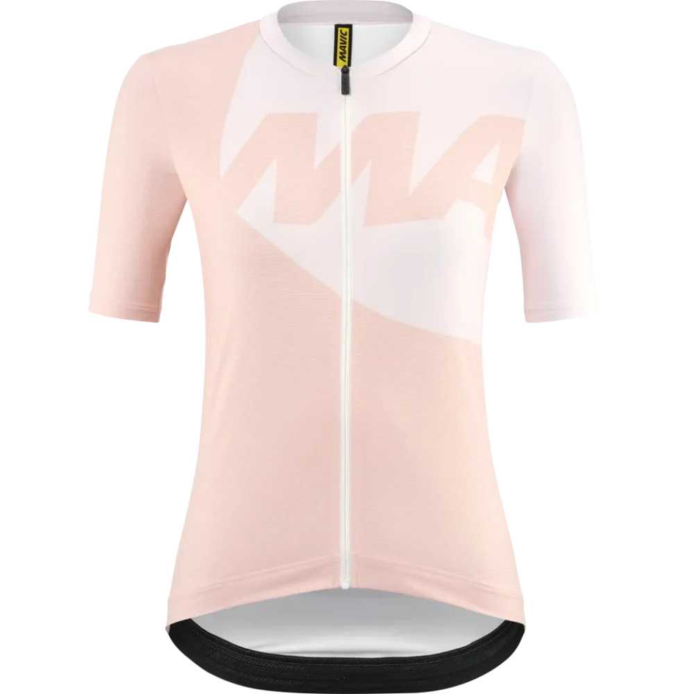 Maillot MAVIC ICON GRAPHIC Manches Courtes Femme Rose