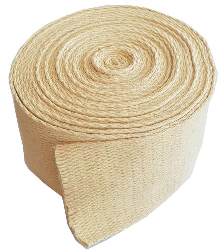 Meche kevlar aramide largeur 100 mm longueur rolleau 10 metres