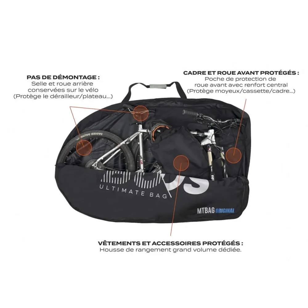 Housse de Vélo BUDS MTBAG ORIGINAL Noir – Image 2