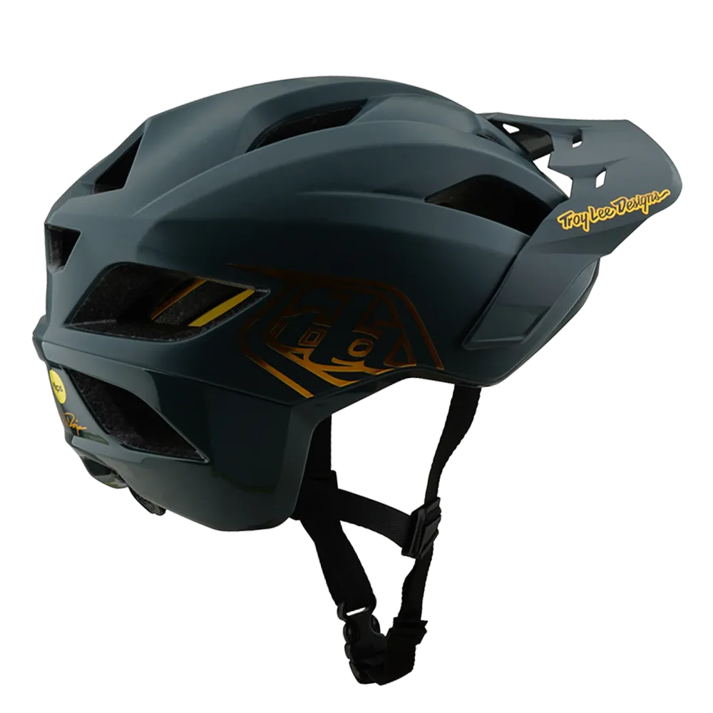 Casque VTT TROY LEE DESIGNS FLOWLINE POINT MIPS Gris/Jaune – Image 2