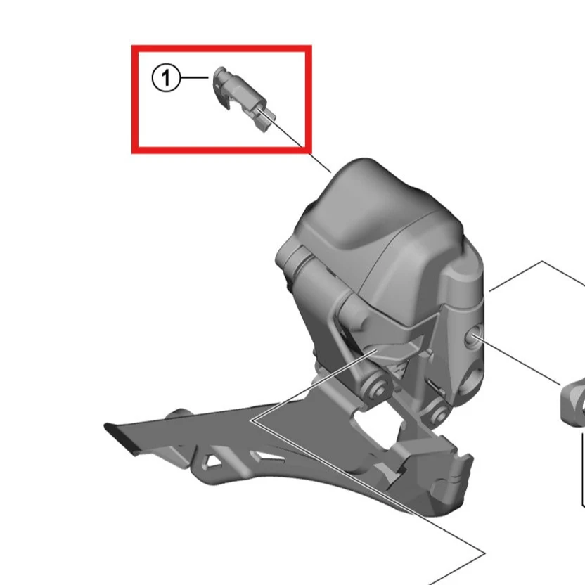 Cache Port Dérailleur Avant SHIMANO FD-R9250/R8150