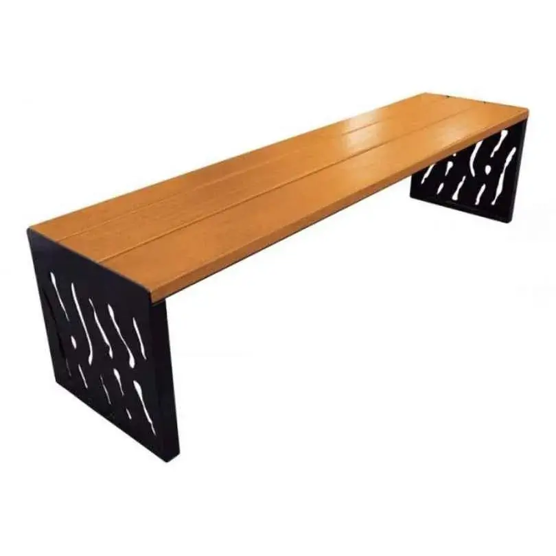 Banquette Venise acier et bois