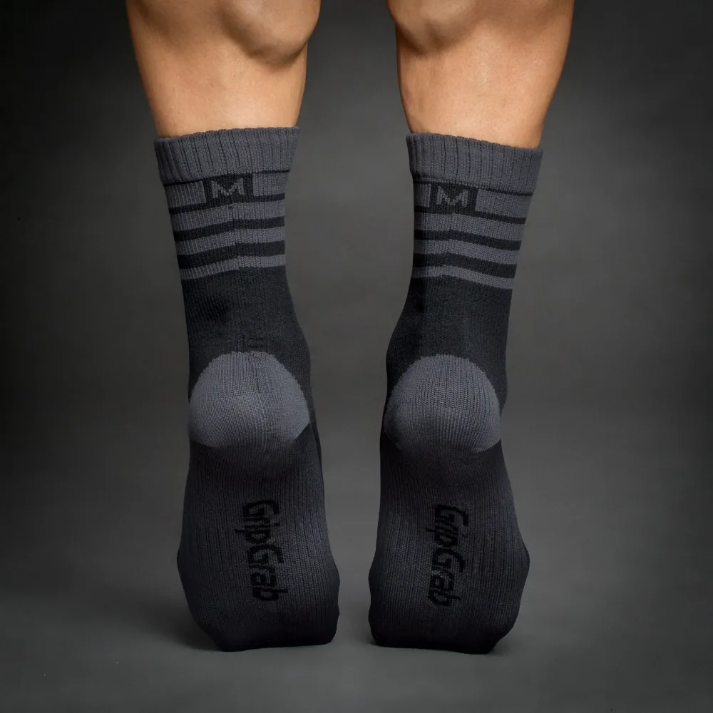 Chaussettes GRIPGRAB Merino Hiver Imperméables Noir – Image 3
