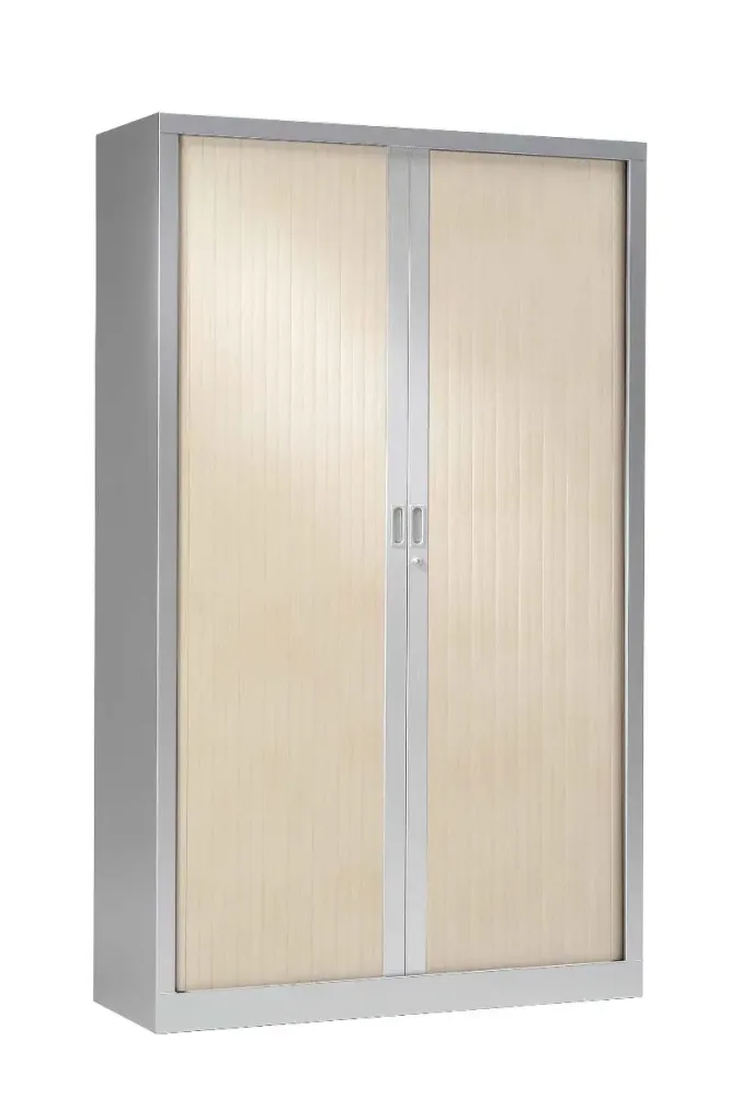 Armoire Haute 1.98 X 1.00 M Rideaux Bois – Image 3